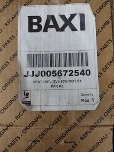 Baxi Fan HE 90W - JJJ005672540 - New - Picture 1 of 3
