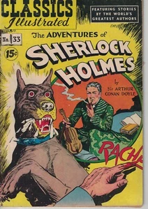 Classics Illustrated - Canadian #33 HRN 89 Sherlock Holmes - Picture 1 of 1