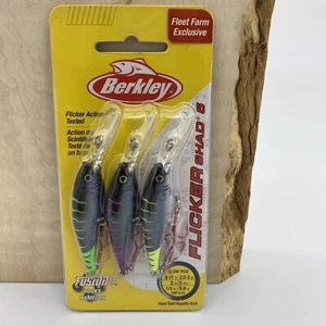 Berkley Flicker Shad 5 Flottenfarm exklusive Pumafarben (3er-Pack) SCHNELLER VERSAND - Bild 1 von 3