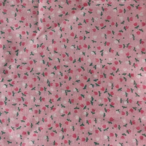 Quilting Patchwork Fabric 106 x 91cm ~ 1m x WOF Mini Pink Tulip material - Picture 1 of 4