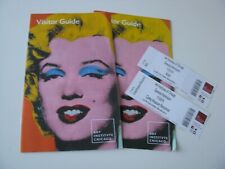 Marilyn Monroe The Art Institute of Chicago Warhol Museum Program & Ticket Stub