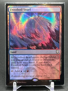 MTG Frostboil Snarl 0344 Modern Horizons 3 Rare Ripple Foil Land - Bild 1 von 2
