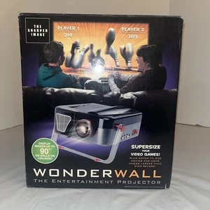 THE SHARPER IMAGE WONDERWALL ...THE ENTERTAINMENT PROJECTOR...NEW - Picture 1 of 5