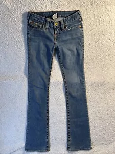 Jeans donna True Religion World Tour Becky blu taglia 26 - Foto 1 di 12