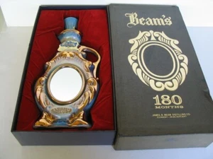 1975 REFLECTIONS IN GOLD HAROLDS CLUB VIP EXECUTIVE BEAM DECANTER WITH CASE - Picture 1 of 14