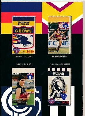 Australian Scott 1508-1523 1996 Total16 folleto + soporte catálogo $200 fútbol #99 Foto 1 de 3