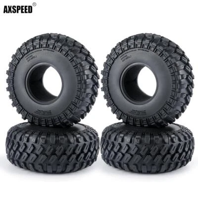 AXSPEED 1.9/2.2" RC Crawler Reifen 123/140mm für CC01 D90 AXIAL SCX10 etc Räder - Bild 1 von 4
