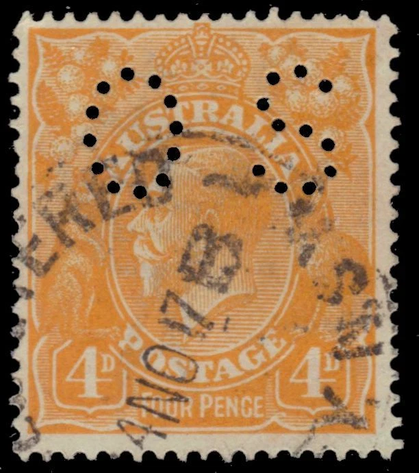 AUSTRALIA OB31a (SG O41b) - King George V "OS" Official (pf33174) - Image 1 of 1