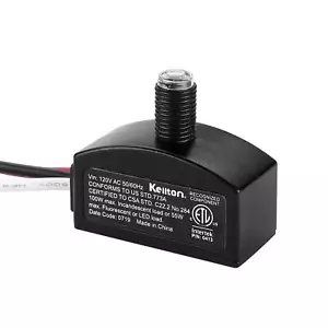 Keilton 120V AC Dusk to Dawn Photocell Light Sensor Outdoor Hard-Wired Post - Picture 1 of 4