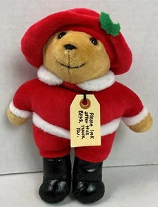 Paddington 7" Teddy Bear in Santa Claus Christmas Suit Plush Rattle - Picture 1 of 10