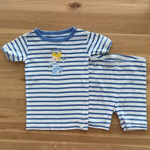 BABY GAP Blue Stripe Cinderella Pajamas Size 5 Years 5T