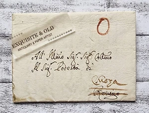 1798 Chiozza Vorphila Republik Venedig Italien Rötelkreis Papier Dokument alt - Picture 1 of 5