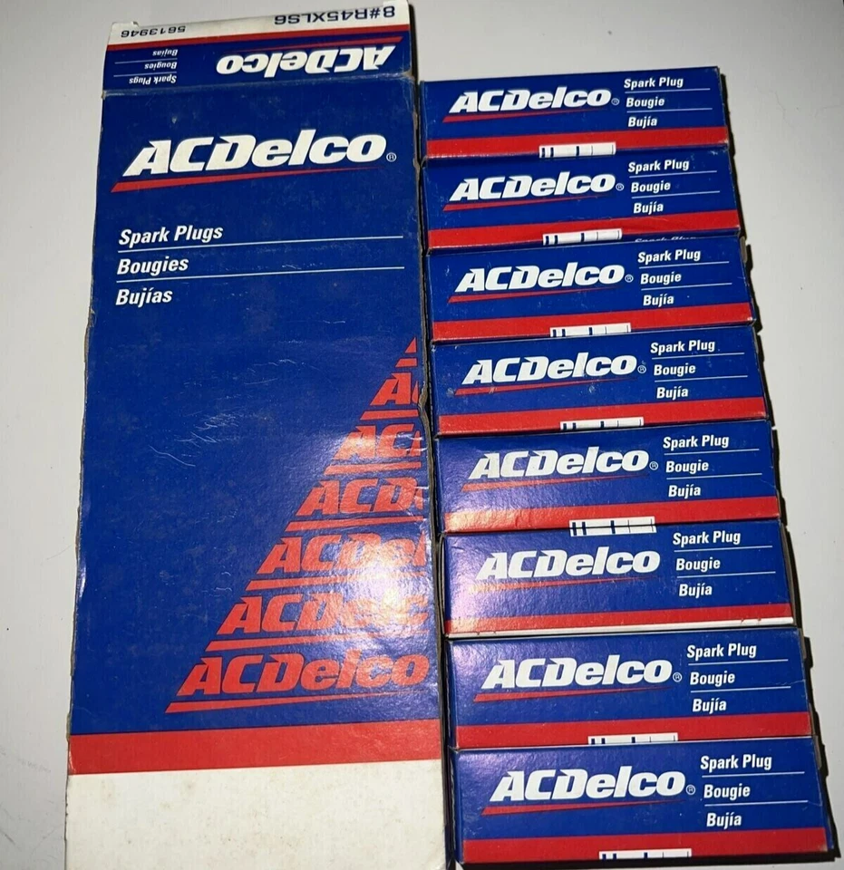 NUEVO GENUINO GM ACDelco Bujías R45XLS6 Juego De 8 Foto 1 de 1