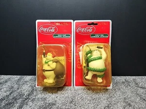 Coca-Cola 2 Polar Bear--Cavanagh Illuminated Trim-A-Tree Ornaments - Picture 1 of 9