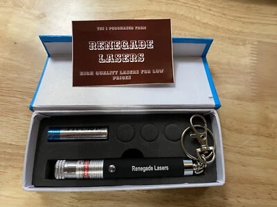 Renegade Laser Red Key Chain Laser Pointer - Image 1 of 4