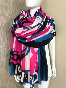 KENZO SUMMER CACTUS SCARF WRAP SARONG MADE IN ITALY - Picture 1 of 10