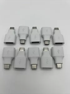 Genuine Google Pixel USB to USB-C Adapter - Type-C Charging Converter Set Of 10 - Picture 1 of 3