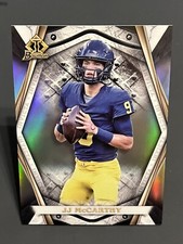 2021-22 Bowman University Bowman Invicta JJ McCarthy #BI-17 Rc Rookie Holo