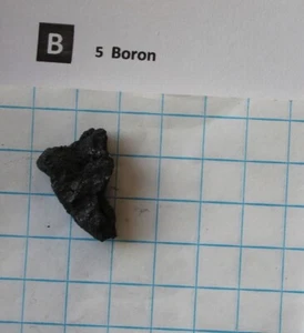 Bor Metalloid Kristall 99,95% 1,29 Gramm #2 Boron crystal element 5 - Picture 1 of 2