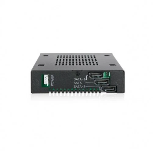 Icy Dock MB993SK-B TOUGHARMOR MB993SK-B TRIPLEBAY 2.5 SAS/SATA MOBILE RACK - Image 1 of 1