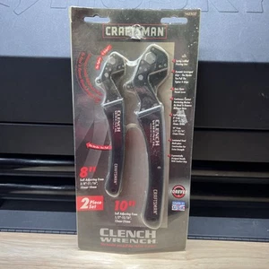 Craftsman 8" and 10" Clench Wrench, 2 Piece Set #42302 942302 - Picture 1 of 4