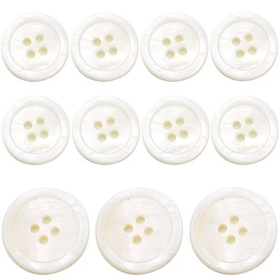 11 Piece Smoke Mother of Pearl Blazer & Suits Button Set - Smoke Grey - for B... - Image 1 of 4