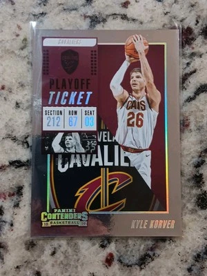 2018-19 Panini Contenders Playoff Ticket /199 Kyle Korver #84 Cavaliers  - Image 1 of 2