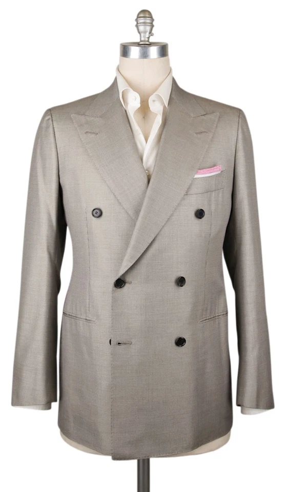 Cesare Attolini Gray Silk Blend Sportcoat - 40/50 - (CA69847317) - Image 1 of 4