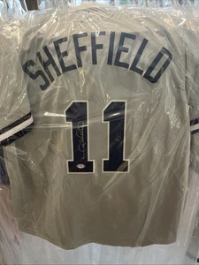 Gary Sheffield Signed Jersey Yankees PSA/DNA COA Auto Autographed - JB4 - Picture 1 of 7