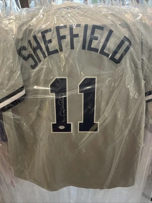 Gary Sheffield Signed Jersey Yankees PSA/DNA COA Auto Autographed - JB4 - Image 1 of 4
