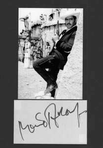 Mario Adorf - seltenes original Autogramm - "WINNETOU BÖSEWICHT SANTER" - Bild 1 von 1