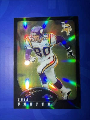 2002 Cris Carter Topps Chrome Black Refractor #115 - Image 1 of 3