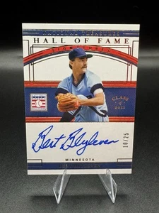 BERT BLYLEVEN 2020 Panini National Treasures Baseball On Card Auto Autograph /25 - Bild 1 von 3