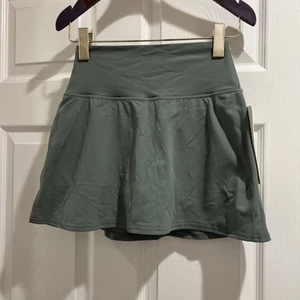 NWT Lululemon Align High-Rise Skirt Grey Eucalyptus Size : 10 - Picture 1 of 5