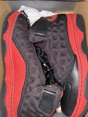 Air Jordan Fusion 13 AJF Bred 2009 negro/rojo universitario-blanco Foto 1 de 4