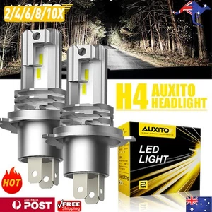 2-10x AUXITO H4 LED Headlight Kit Bulbs Hi-Lo White For Globes Nissan Navara D40 - Picture 1 of 14