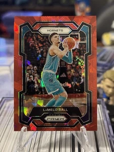 2023-24 Panini Prizm #41 LaMelo Ball Prizms Red Ice - Picture 1 of 2