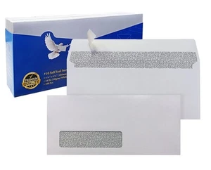 WINPAQ #10 Window Envelopes, 100 Pack – 4-1/8 x 9-1/2", Self-Seal, White, 24l... - Picture 1 of 5