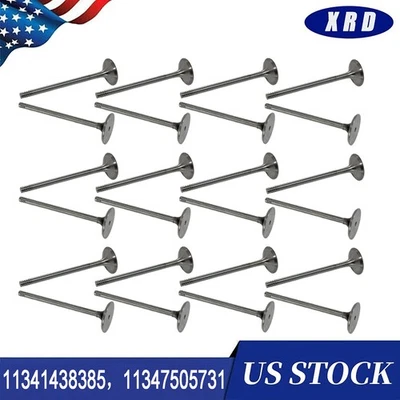 24x Intake & Exhaust Valve Set For BMW 330i 530i M3 E36 E39 E46 M52 M54 2.5 3.0L Foto 1 de 4