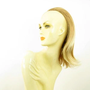 Demi-tête, demi-perruque 40cm blond clair cuivré blond clair ref 018 en 27t613 - Picture 1 of 8