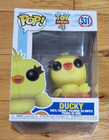 Funko POP! Disney Pixar: Toy Story 4 #531, DUCKY Vinyl Figure, NIB Box Wear