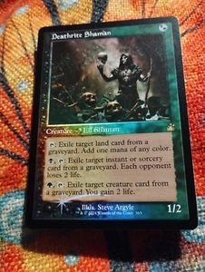 RETRO FOIL Deathrite Shaman - Ravnica Remastered - NM - Magic: The Gathering MTG - Bild 1 von 1