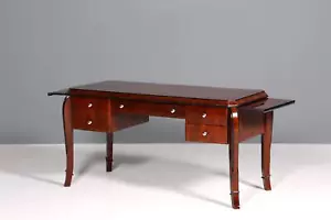 Wunderschöner Art Deco Stil Schreibtisch Bürotisch Antik Stil Office Desk - Bild 1 von 16