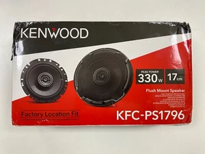 KENWOOD 660W TOTAL 2WAY 6.5 INCH 17cm CAR DOOR COAXIAL SPEAKERS KFC-PS1796 OPBOX - Picture 1 of 7