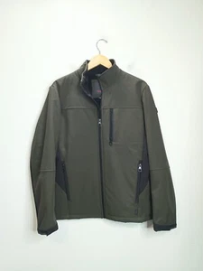 TUMI Metro Softshell Fleece-Lined Jacket Men's Small Green / Black - Picture 1 of 10