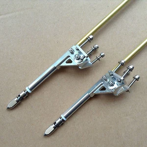 A pair Aluminum stinger with 4mm cable shaft flexible Full Set RC BOAT pz1182 - Picture 1 of 11