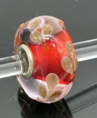 LAA Trollbeads Wishes Kisses Kit Dije de Vidrio Cuentas de Plata Esterlina LE Foto 1 de 4