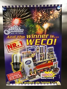 WECO Feuerwerk Poster Plakat "New Generation Gewinner" 90er (Silvester, Pyro) - Bild 1 von 1