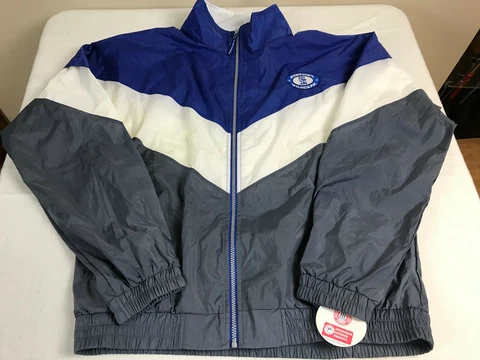 Spike Sports Kentucky Wildcats Embroidered Windbreaker Jacket Men's XL NEW Cover
