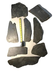10lbs NATURAL SLATE STONE Garden Bed, Flower Bed, Landscaping, Yard Decor, Craft - Picture 1 of 6
